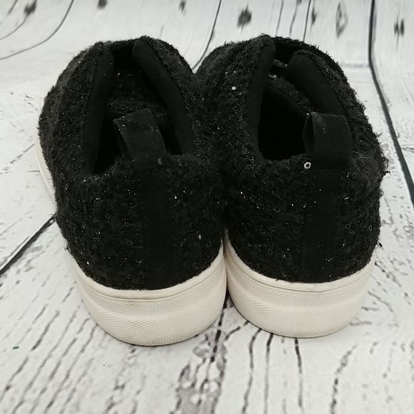 DV by Dolce Vita Larma Black Slip On Sequin‎ Sneakers - Picture 5 of 11